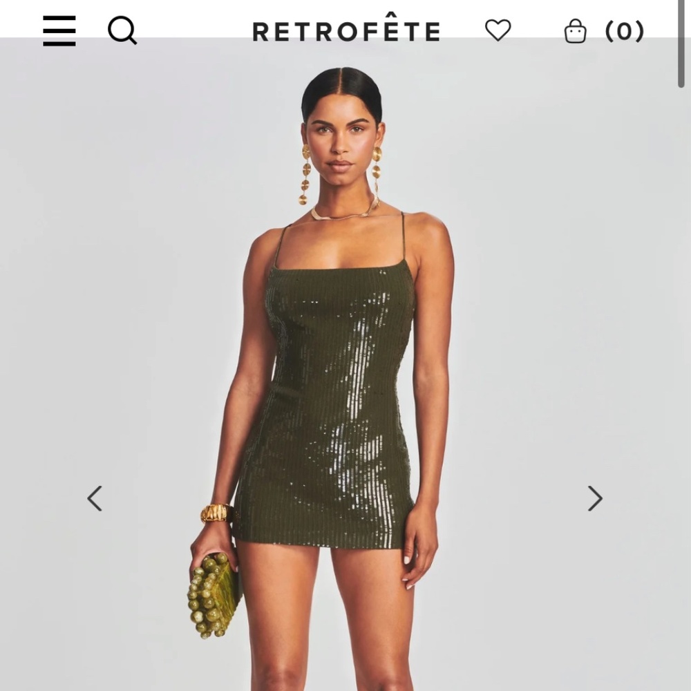 Retrofete Hudson knit sequin dress